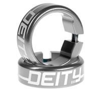 Deity Handlebar Grip Clamps Platinum