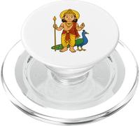 Deity Murugan Skanda, Subrahmanya, Shanmukha Kartikeya PopSockets PopGrip for MagSafe