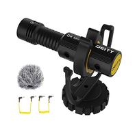 Deity V-Mic D4 Mini - Camera Microphone with Shock Mount, Lightweight Shotgun Mic Perfect for Vlog Pocket Cam DSLR Camera, Recording Youtube, Interview, Video Conference, Podcast, Voice Dictation