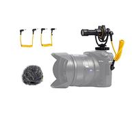 Deity V-Mic D4 Mini Shotgun Directional Audio Camera-Mount Microphone, Offset Shock-Mount, Wind Protection up to 20mph for Vlog Pocket Cam DSLR Camera,Podcast, Voice Dictation,Recording YouTube,etc.