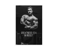Deizang Bodybuilder Poster Chris Bumstead Motivation Poster 12x18 inch Modern Wall Art for Living Room