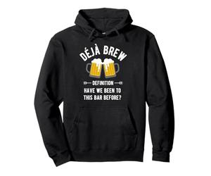 Deja Brew Funny Beer Gift - Craft Ale Drinking Dad Humor Pullover Hoodie