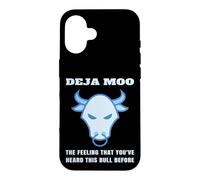 Deja Moo The Feeling That You've Heard This Bull Before Cow Case for iPhone 16