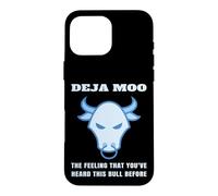 Deja Moo The Feeling That You've Heard This Bull Before Cow Case for iPhone 16 Pro Max