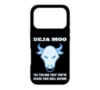 Deja Moo The Feeling That You've Heard This Bull Before Cow Case for iPhone 17 Pro
