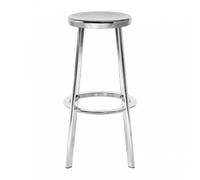 Deja-Vu Bar Stool High H76 Polished Aluminum