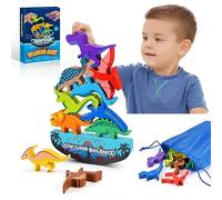 DejaNard Toys for 3-9 Year Old Boys, Kids Toys Age 3-8 Year Old Boys Gifts Dinosaur Toys for Boys Girls Toys Age 3 4 5 6 Wooden Stacking Toys Building Blocks for 3 Year Olds Games for 3 4 5 Year Olds