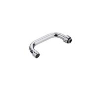 DEJIKOKU 6" Commercial Kitchen Sink Faucet Spout Replacement, Stainless Steel with Built-In Aerator, 1.8 GPM Flow Rate, Swivel Design, M25×1.25mm Thread, Leak-Proof and Splash-