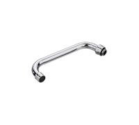 DEJIKOKU 8 inch Swivel Spout Replacement for Commercial Kitchen Faucet Wall Mount,Replacement Add-on Nozzle for Commercial Sink Faucet with Pre-Rinse Sprayer Brass Constructed&Chrome Polished