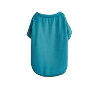 DEJIKOKU Dog Clothes Summer T-shirt Breathable Vest Cute Yorkshire Terrier Comfortable Thin Section T-shirts Pet Supplies-blue-xs