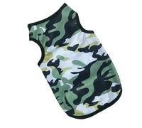DEJIKOKU Dog Clothes Summer Thin Cat Vest Cute Puppy T-shirt Soft Comfor Teddy Chihuahua Sleeveless Vest-green-xxl