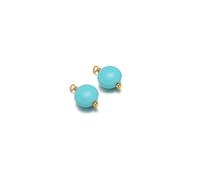 DEJIN 10pcs Natural Stone Pendant For DIY Earring Making Findings Bracelet Handmade Craft Supplies