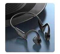 DEJIN 2025 NEW Bone Conduction Headphones, Open Ear Wireless Headphones 15H Playtime, Bluetooth 5.2 Waterproof Sport Headphone Suitable for Running,Cycling, Outdoor Sports (Black)