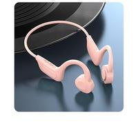 DEJIN 2025 NEW Bone Conduction Headphones, Open Ear Wireless Headphones 15H Playtime, Bluetooth 5.2 Waterproof Sport Headphone Suitable for Running,Cycling, Outdoor Sports (Pink)
