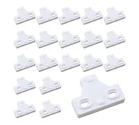 DEJIN 20Pcs Soft Close Cabinet Hinges Spacers Plastic Concealed Cabinet Cup Hinge Gaskets for Half Overlay Doors, Broken Arm Repair Alignment Adjustments Photography Backboard Upgrade Kit