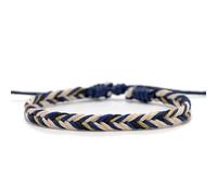 DEJIN 2pc Bohemia Handmade Woven Rope Bracelets Unisex Adjustable Friendship Bracelets