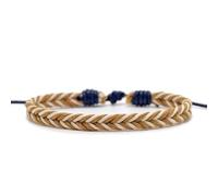 DEJIN 2pc Bohemia Handmade Woven Rope Bracelets Unisex Adjustable Friendship Bracelets