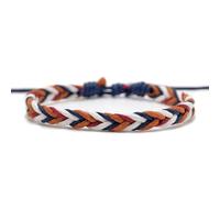 DEJIN 2pc Bohemia Handmade Woven Rope Bracelets Unisex Adjustable Friendship Bracelets