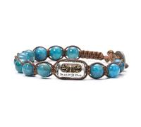 DEJIN Bracelet Tibetan Buddhism Natural Stone 8mm Beads Red Sandalwood Rosary Healing Bracelet Men Women