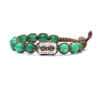 DEJIN Bracelet Tibetan Buddhism Natural Stone 8mm Beads Red Sandalwood Rosary Healing Bracelet Men Women