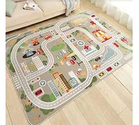 DEJIN Car Road Play Mat Carpet 3D Printed Bedroom Area Rugs Kids Room Rug For Adult Yoga Mats Living Room Decoration(I,140 * 200cm)