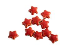 DEJIN Colorful Star Ceramic Beads Multicolor Glazed Pottery Beads For Jewelry Making DIY Bracelet Necklace Earrings Craft Supplies
