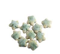 DEJIN Colorful Star Ceramic Beads Multicolor Glazed Pottery Beads For Jewelry Making DIY Bracelet Necklace Earrings Craft Supplies