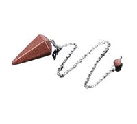 DEJIN Crystal Pendulum For Women Pink Quartz Pendulums Natural GemStone Crystal Pendant Pendulos