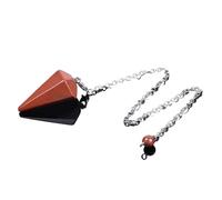 DEJIN Crystal Pendulum For Women Pink Quartz Pendulums Natural GemStone Crystal Pendant Pendulos