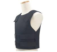 DEJIN IIIA Level Bulletproof Vest, Invisible Body Armor Kevlar Men Bulletproof T-Shirt Soft Stab-Resistant Clothing For Men Women Adjustable Lightweight Chest Protective