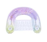 DEJIN Inflatable Pool Chair with Pattern - Extra Large 24.4x23.3cm PVC Pool Chair, Foldable Design for Adults, Beach, River & Party (purple)