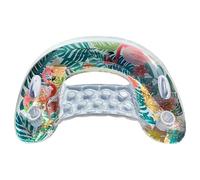 DEJIN Inflatable Pool Chair with Pattern - Extra Large Pool Chair, Foldable Design for Adults, Beach, River & Party (flamingo)