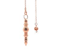 DEJIN Metal Pendulum Pendulo Radiestesia Pendulums For Dowsing Spiral Cone Antique Gold Silver Pyramid Pendule