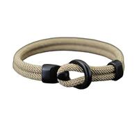 DEJIN Rope Bracelet Men Double Layer Outdoor Camping Braclet Homme Accessories Survival Paracord Braslet Gift For Him,khaki,M 19.5cm 7.7Inch