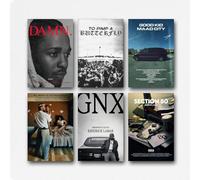 DEJIN (Set of 6 Kendrick Lamar Poster Canvas Music Posters for Bedroom Wall Art Decor Posters & Prints 08x12inch(20x30cm) Style-2