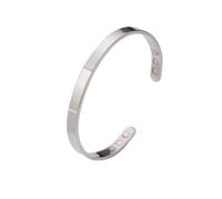 DEJIN Steel-Copper-Magnetic-Cuff-Bangle-Bracelet For Men Women Jewelry Gift | Multi-finish geometric casual-sport wrist jewelry, lightweight compact-pack accessory for worldwide-shipping gifting.