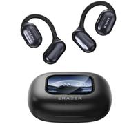 DEJIN True Wireless Open Ear Earbuds Bluetooth 5.4 | Waterproof Over The Ear Earbuds Xp2 | Intelligent Touch Screen Open Bluetooth Earphones | for Running, Fitness (White)