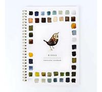 DEJIN Watercolor Book Set, Watercolor Workbook, 12 Color Watercolor Paint Workbooks Set with Paint Brush, Creative Exploration Painting Kit, Arts & Crafts Gift for Teens, Adults (Birds)