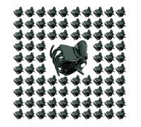 DeJivsin 100 Pcs Orchid Clips, Plant Support Clips, Garden Clips for Supporting Stems Vines, Garden Plant Clips Flower Clips Plastic for Home Garden Climbing Plant Extension of Plant Support