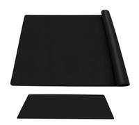DeJivsin Large Silicone Mat 70x50 cm, Baking Mats Black, Non Stick for Worktops, Silicone Mats for Table Worktops