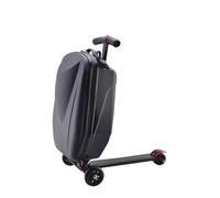DEJJYYYZ Suitcase 21" Inch Adults Scooter Luggage Carry On Rolling Suitcase Lazy Trolley Bag With Wheels (Color : D style-06)