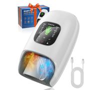 DEJUNPIOOL Hand Massager with Heat and Compression, Hot & Cool, 9 Modes & 9 Intensities, 4 Heating, Full Hand Massage for Typist Tired Hands Wrist, Fathers Day Dad Gifts for Women Men