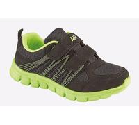 Dek Air Sprint Touch Fastening Childs Trainers Size: 2 Colour : Black/Lime