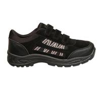 DEK ASCEND Mens Touch Fasten Trail Shoes Black/Red - UK 8