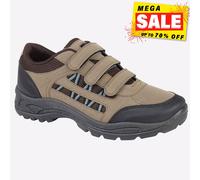 Dek Ascend Trek Mens Outdoor Walking Hiking Trail Shoes Khaki