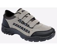 Dek Ascend Trek Men's Trail Shoes Men's Trainers, Size 8 In Grey/Black/Blue