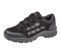DEK ASCEND Triple touch fastening Trek & trail Shoe, Black, 7 UK