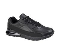 Dek Boys/Girls/Womens/Mens Pimlico Lace Up Trainers All Black Trainers All Black Shoes
