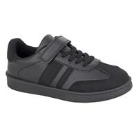 Dek Boys Pumps Osprey Touch Fastening Trainers/Boys School Shoes with Elastic Lace Black 11 UK Child