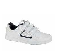 Dek Charing Cross Touch Fastening Trainers - White/Navy - 6 UK